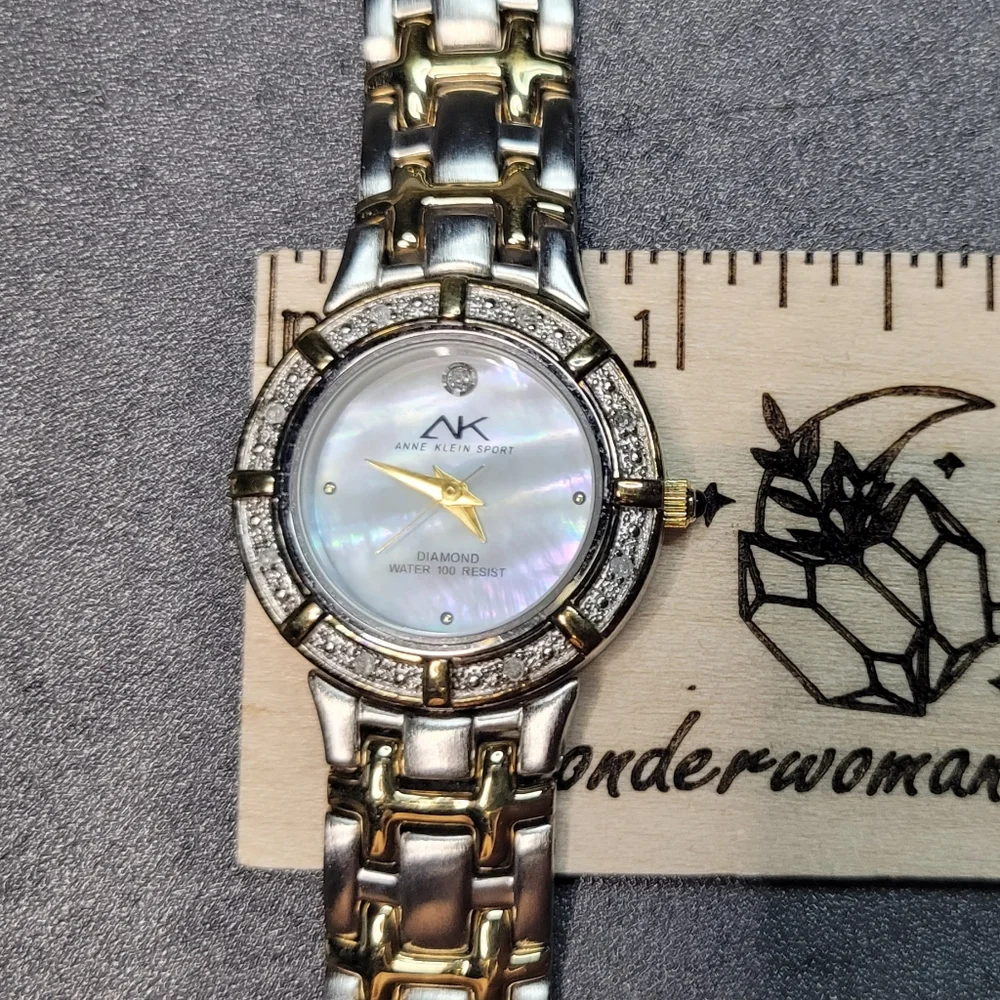 Anne Klein Sport Diamond 2 Tone Ladies Watch